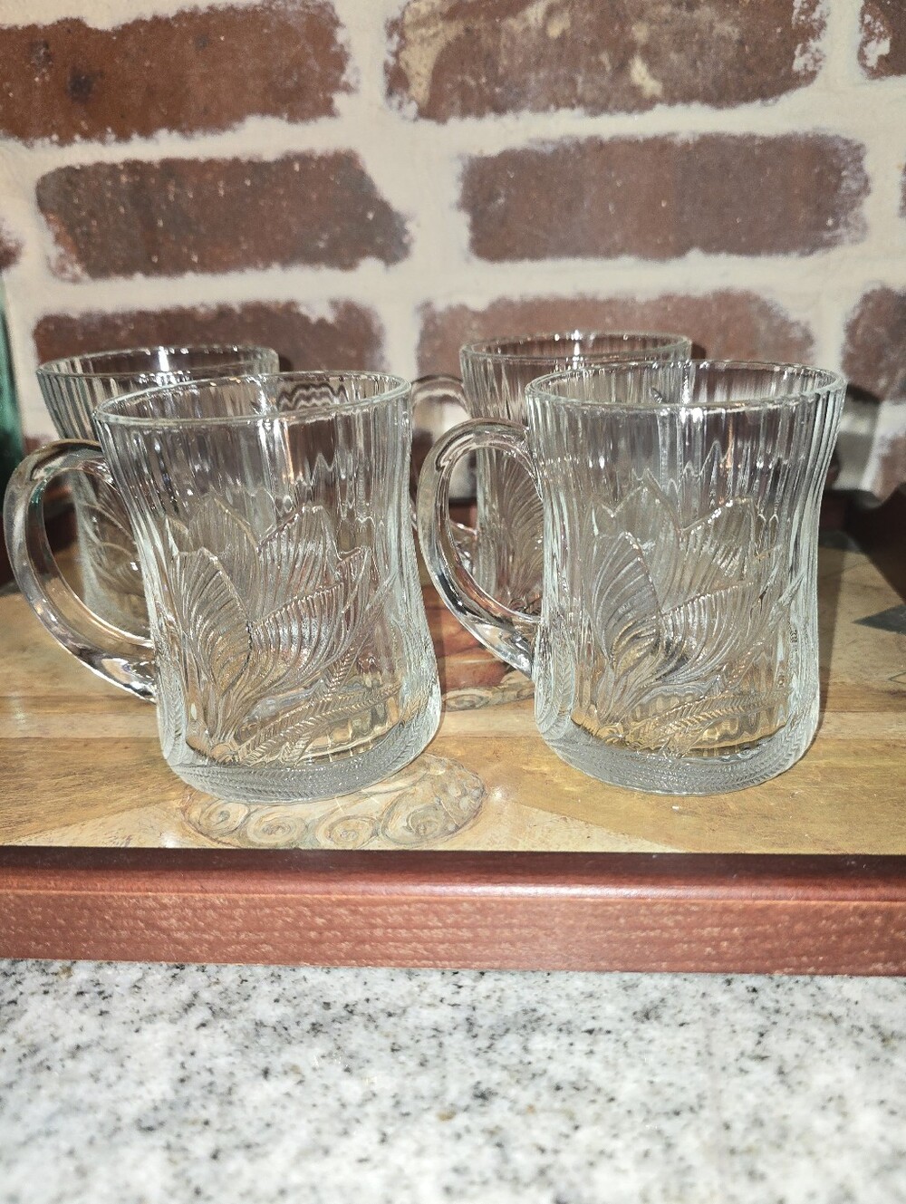 ArcorocFrance Vintage Glass Mugs